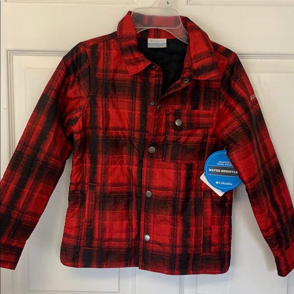 NWT Columbia water resistant jacket. Youth small